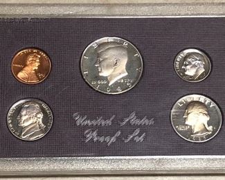 1985 proof  set