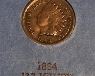 1865 Indian head cent
