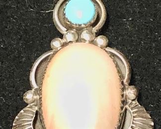 925 Silver Turquoise & Mother of pearl