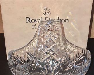 Royal Doulton Crystal vase