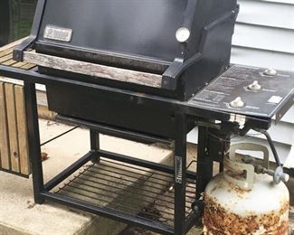 Weber gas grill with cover