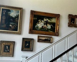 TONS OF OIL PAINTINGS