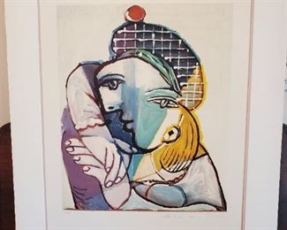 Picasso Lithograph number 4 out of 500 from Marina Picasso-stamped and signed