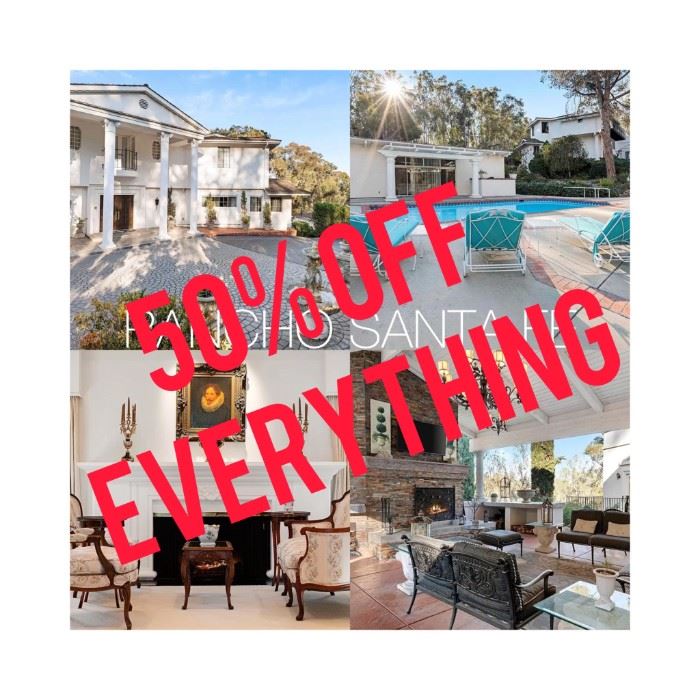 50% OFF ~ EVERYTHING!