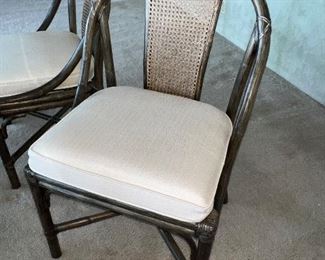 6 McQuire Bamboo Chairs
