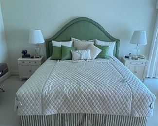 King Bedding Sold- Bed Available 