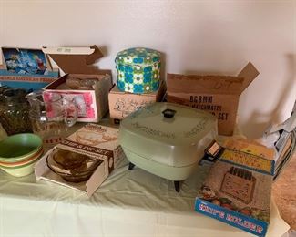 Attic Find!!! Gifts from a 1972 wedding that were never used.  