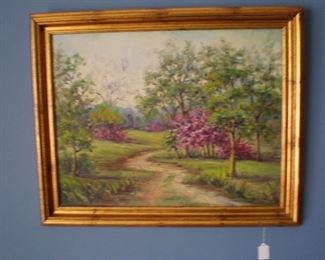 very nice oil on canvas