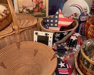 Baskets, Americana Decor’