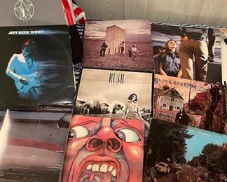 Rush, Black Sabbath, Scorpions Records.There Is A  Large Collection.  