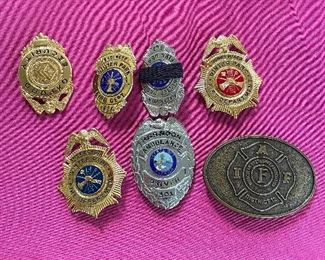 Fire department badges