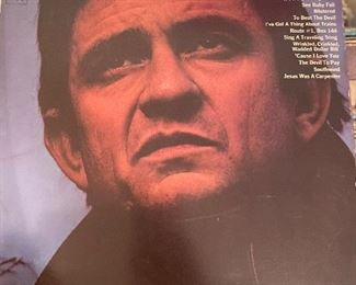 Johnny Cash vinyl albums