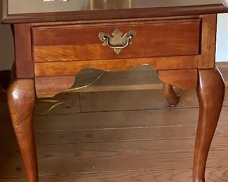 Q Anne cherry end table