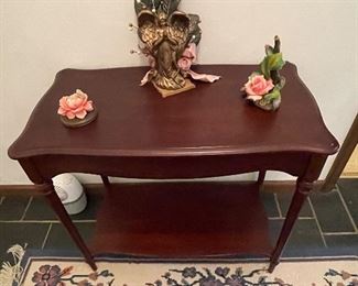 Mahogany hall table