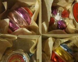 Vintage xmas ornaments