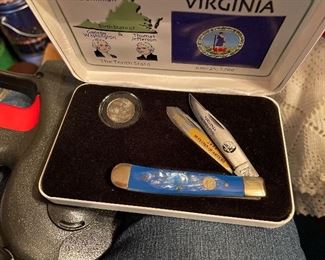 Virginia commemorative pocket knife