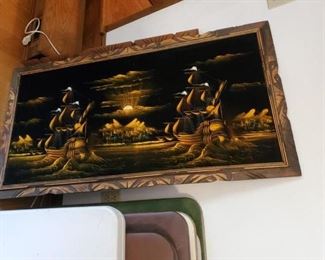 Painting on velvet