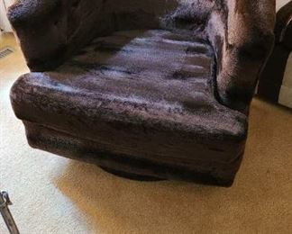 MCM swivel tub chair