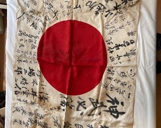 WW II Japanese flag With signatures