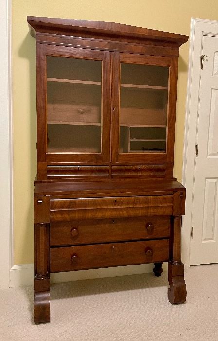 Antique Secretary with Foldout Writing Table