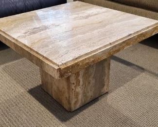 Cool Travertine End or Cocktail table