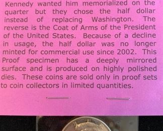 Kennedy Half Dollar Gem Proof Condition