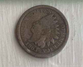 Civil War 1863 Indian Head Cent