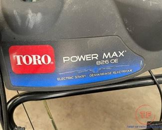 TORO Power Max 826 OE Snowblower