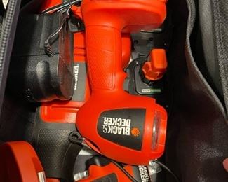 Black and Decker Cordless Tool Set