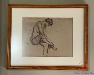 Original Charcoal / Pastel by GRANT REYNARD