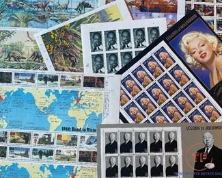 Large Collection of Commemorative Stamp Sheets