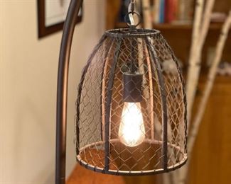 Industrial Bird Cage Style Floor Lamp