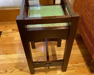 STICKLEY Tile Topped Plant Stand