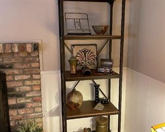 Cramco Craft Rustic Elm Slim Bookcase