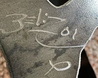 Signed Religious Metal Art