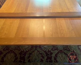 ANSAGER MOBLER Mid Century Danish Expanding Hidden Leaf Dining Table and Chair Set