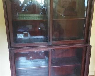 Sectional Barristers Style Bookcase Cabinet