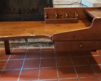 Stained Pine Shoe Cobblers Coffee Table