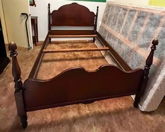 Vintage Mahogany Double Bed