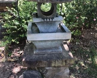 working fountain