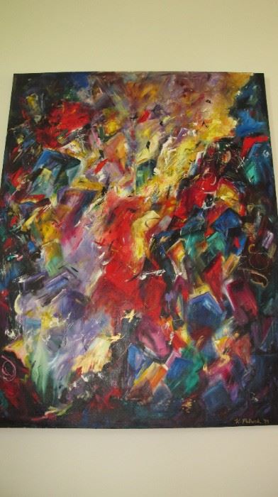 K. Patrick Original Painting Approx 60 x 102 