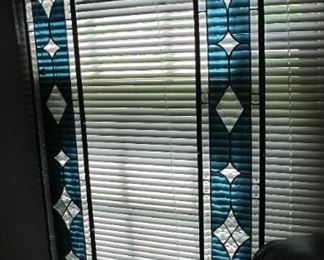 Stain glass panels for each side of front door