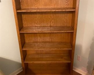 Bookshelf with removable shelves
36” wide x 5 ft tall x 10” deep