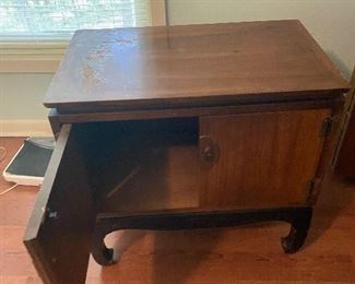 Open view of cabinet