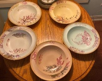 Stokes & Sons crescent China bowls