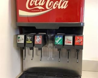Six (6) head soda fountain with compressor & hoses & rack. Good used condition.

Soda Dispenser with Syrup lines, Shur FLow Mashine, Lancer Bypass with regulator.  

C02 tank and syrup storage Rack.  Serial # ZERO13864U
