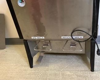 Silver King Milk dispenser, unknown working condition, no product label found, H 31"x W 25"x D 17".