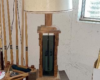 Vintage Lamp, mid century vintage speakers