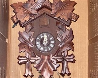 Vintage wood cuckoo clock