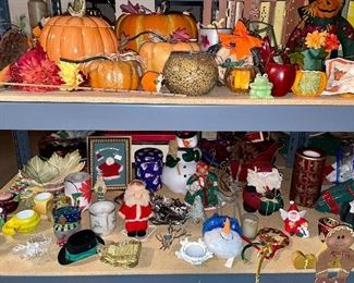 Fall decor, pumpkins, candles, seasonal